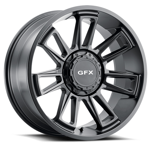 G-FX TR21 Rim 20X10 8X165.1 Offset -19 Matte Black (Quantity of 1)