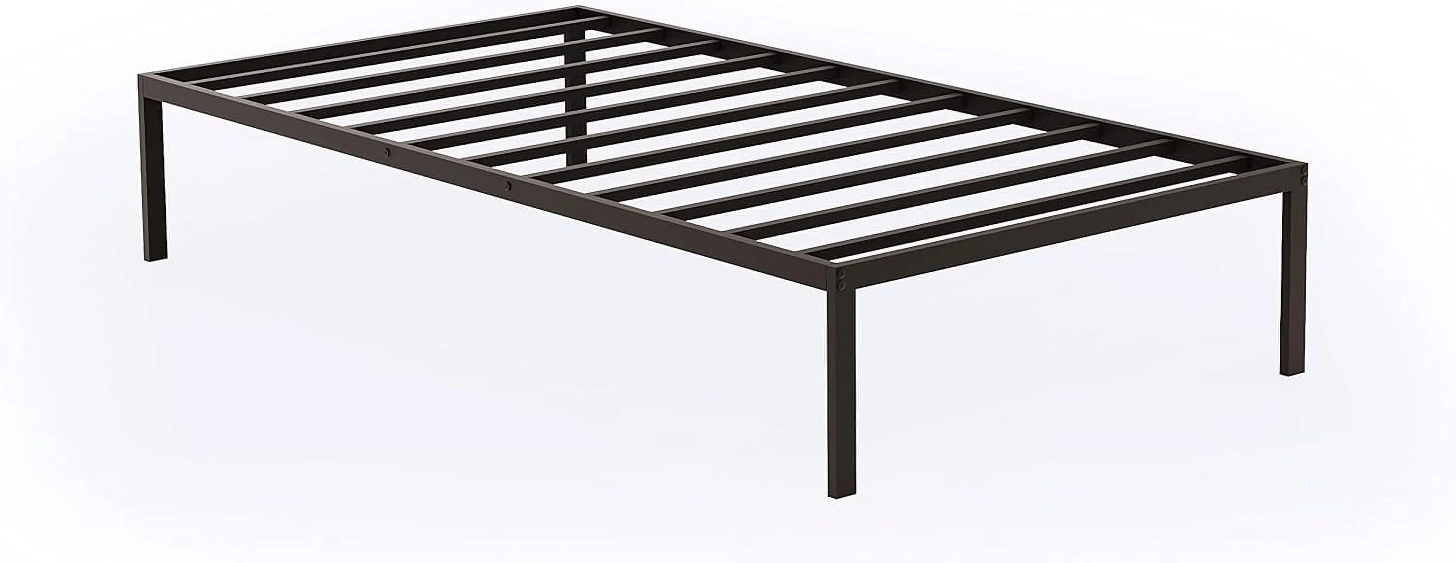 NWTBBLK Norwich Modern Bed Frame With 4 Hardwood Legs - Magnificent Bed In Powder Coating Black Color