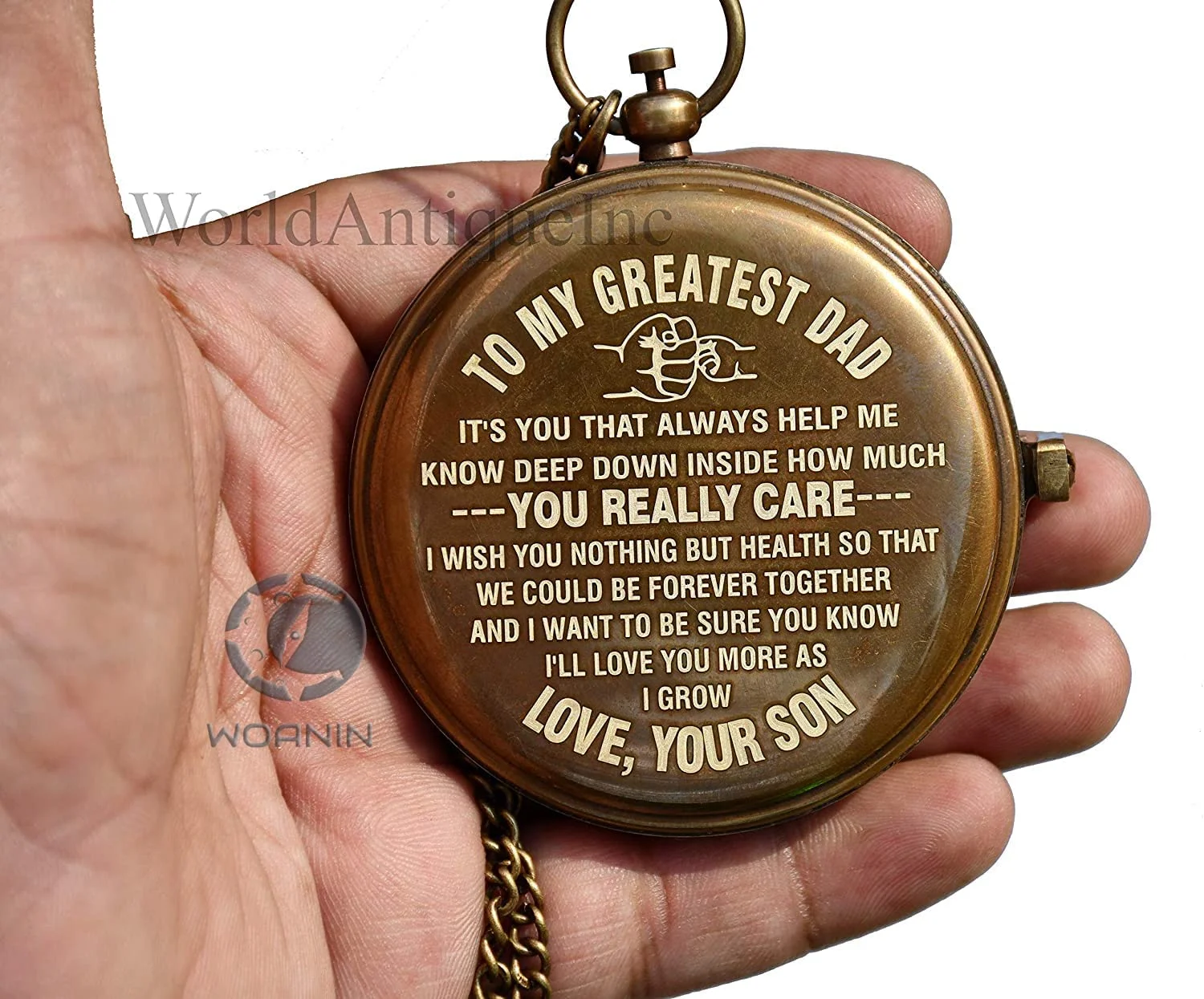 Compass Gift for Husband, Son, to My Man, to My Fiancé, Dad, Boyfriend, for Customized Compass