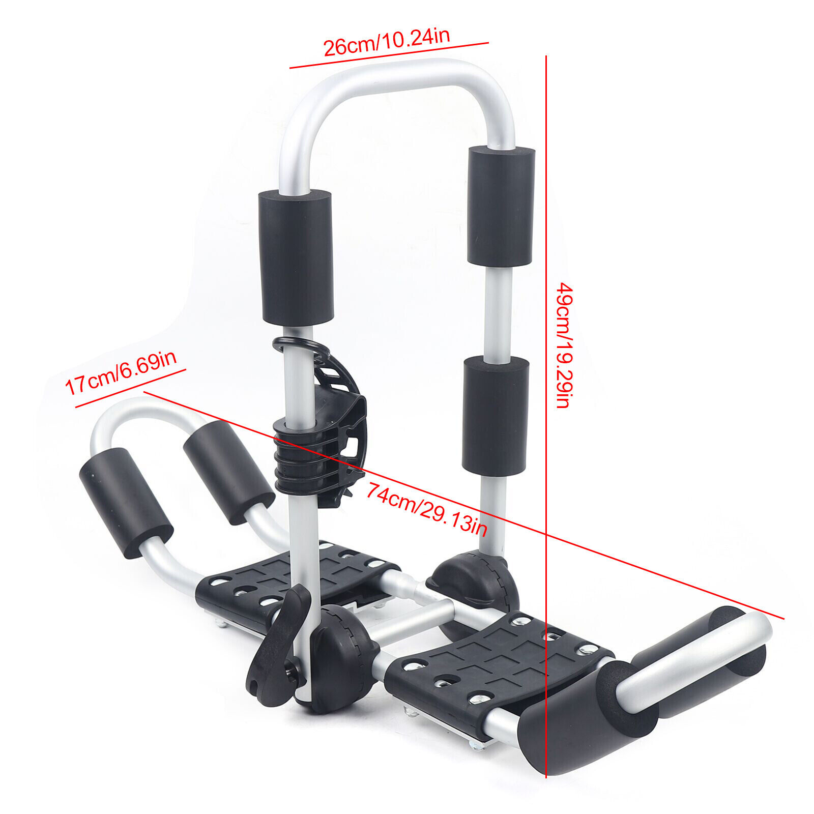 Oukaning 3 in 1 Universal Kayak/Canoe Car SUV Truck Roof Rack Top Mount Carrier Kayak