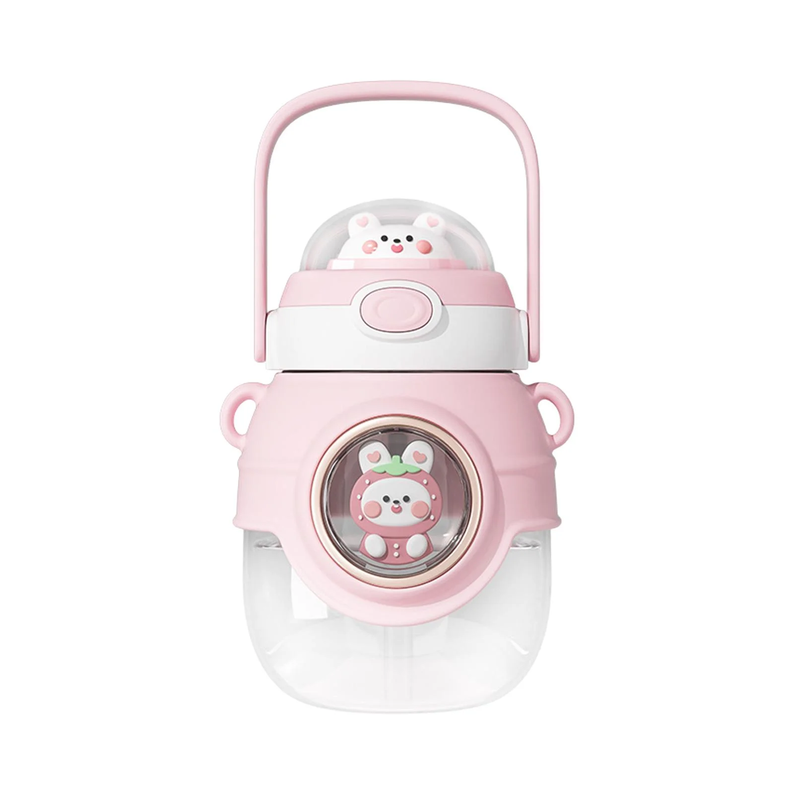 Cute Water Bottle 1.1L Lightweight Summer Drinkware for Camping Sport