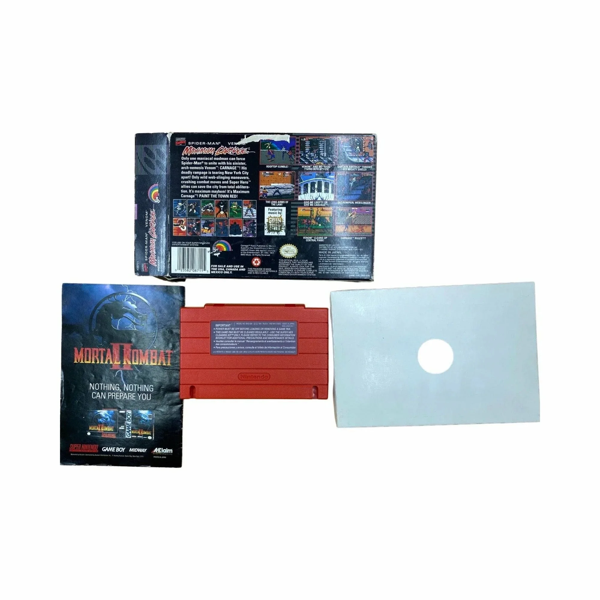 Spider-Man Venom: Maximum Carnage - SNES