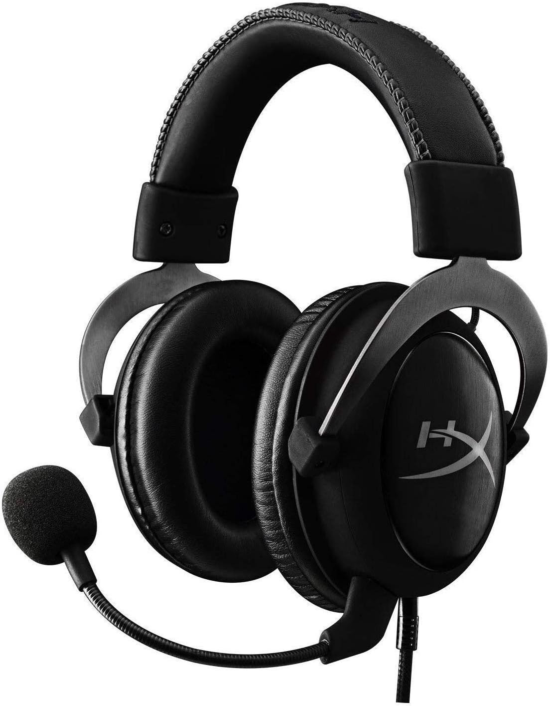 Restored HyperX Cloud II - PC Gaming Headset Virtual Surround Sound for PC PS4/5 Xbox One Switch (Refurbished)