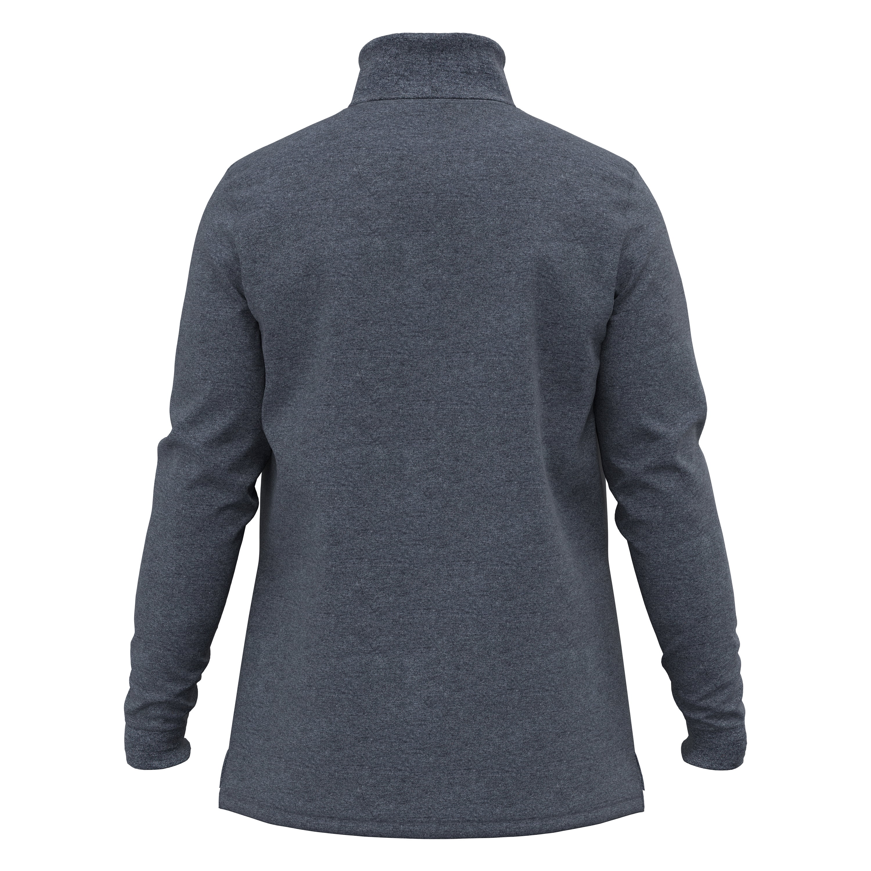 Men's 100% Interlock Knit Combed Cotton Super-Soft Pre-Washed Ski Casual Droptail Turtleneck Pullover Sweater