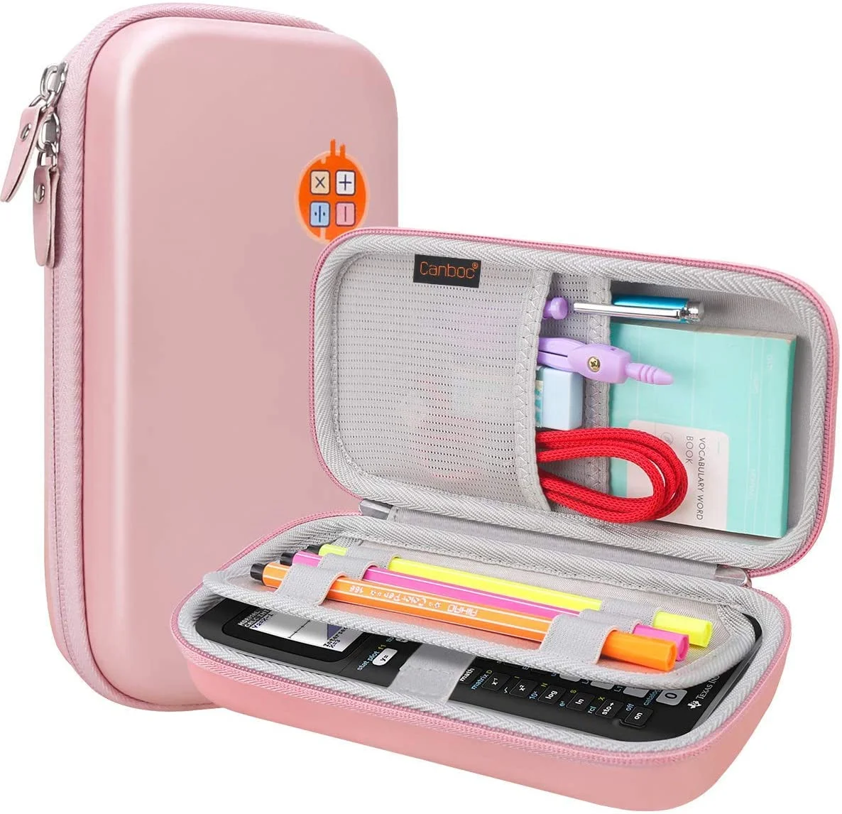 Hard Carrying Case for Texas Instruments Ti-84 Plus CE/Ti-84 Plus/TI-83 Plus/Casio FX-9750GII Graphing