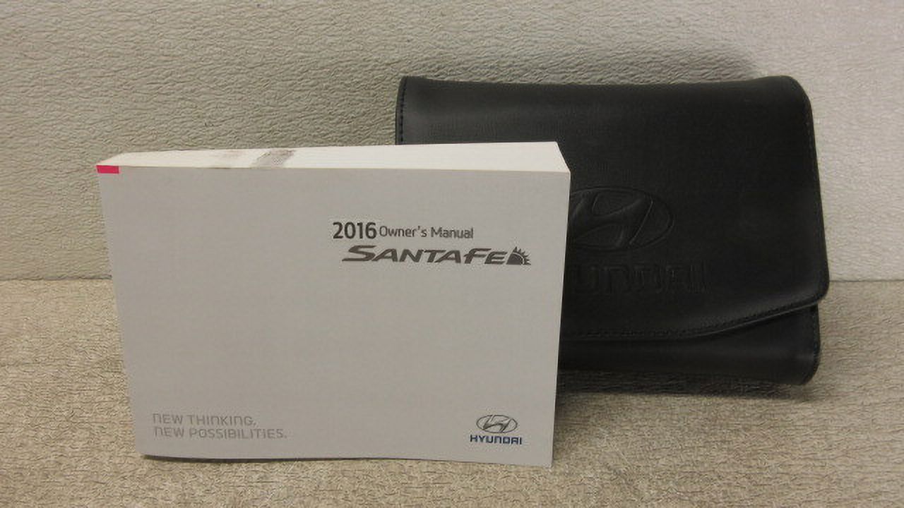 Pre-Owned 2016 Hyundai Santa Fe Owners Manual OEM LKQ - Verify Specific Vehicle Fitment In Description - (Good)