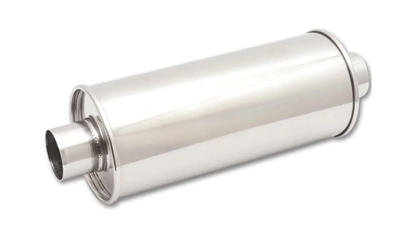 Vibrant 1119 Stainless Steel Round Muffler