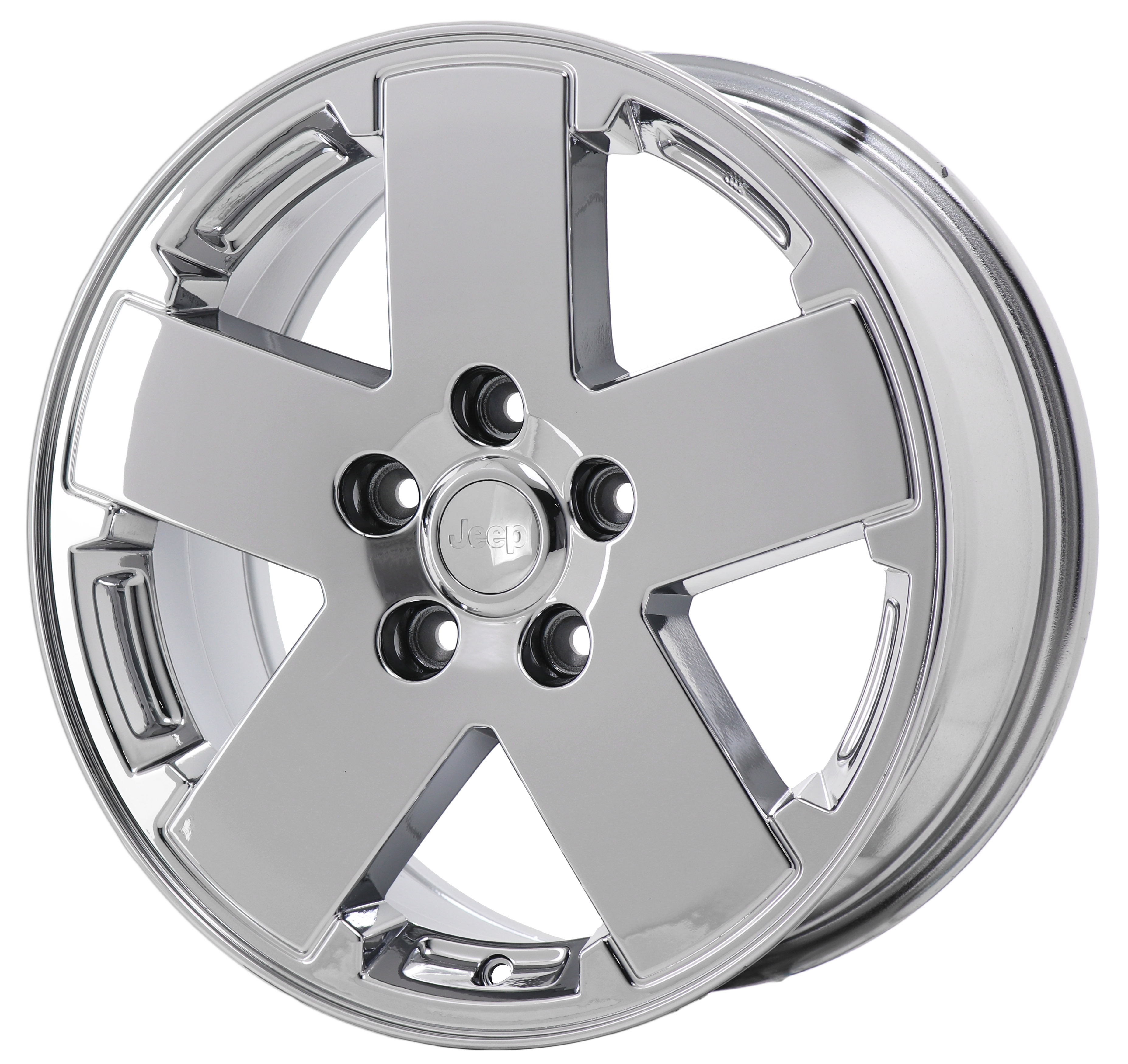 JEEP WRANGLER 2007 - 2016 PVD BRIGHT CHROME Factory OEM Wheels Rims (Not Replicas) (H)