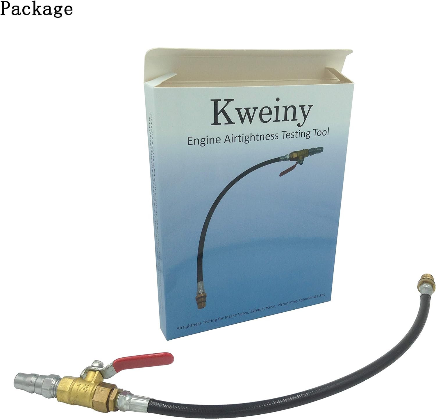 kweiny Engine Air Valve Holder and Cylinder Leakage Testing Assistant Tool Fit with M12 or M14 Thread
