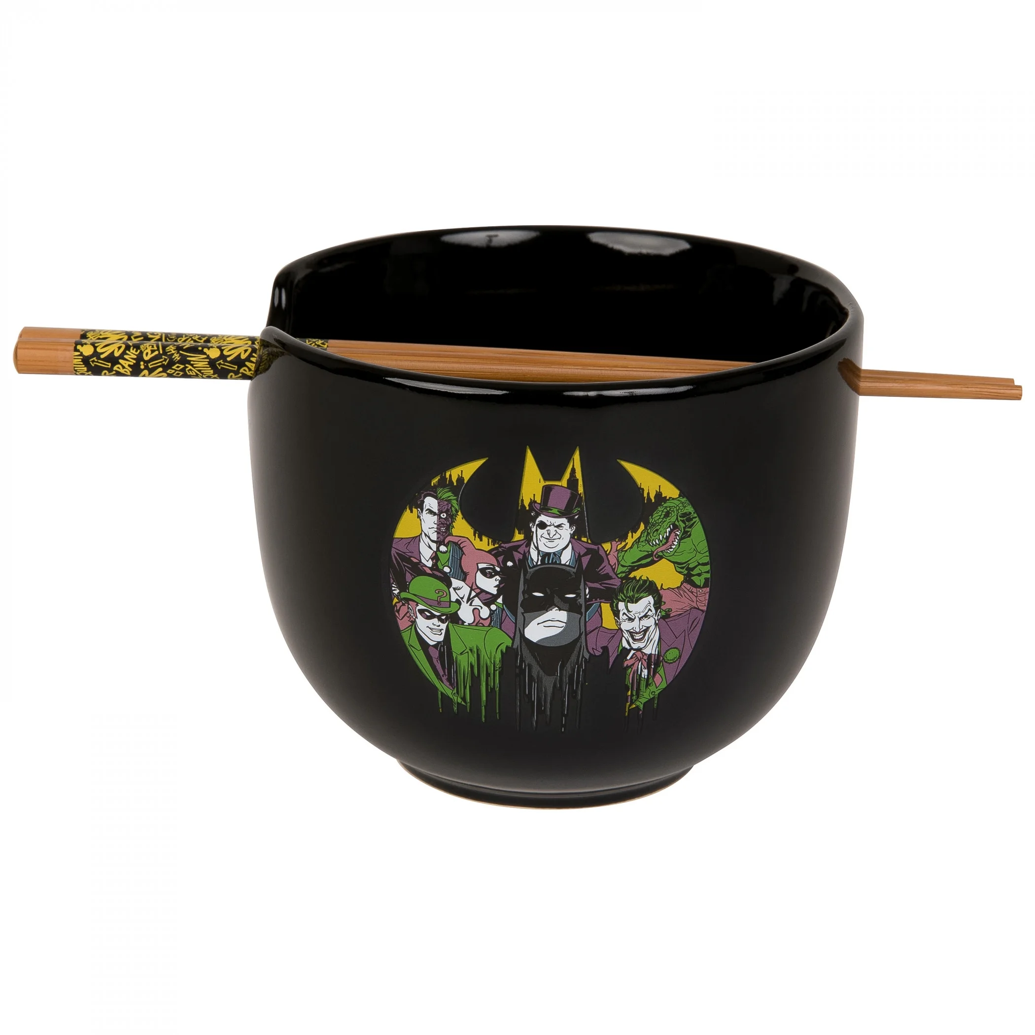Batman 860725 Batman & Villains Ramen Bowl with Chopsticks