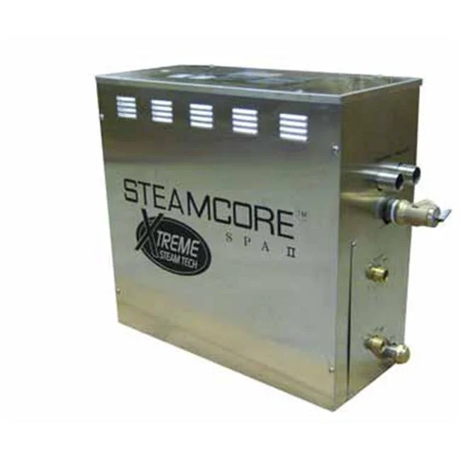SaunaCore KWS6 SS 6000 Watts Single Phase SPA II Series Steam Bath Generator, 25 Amps