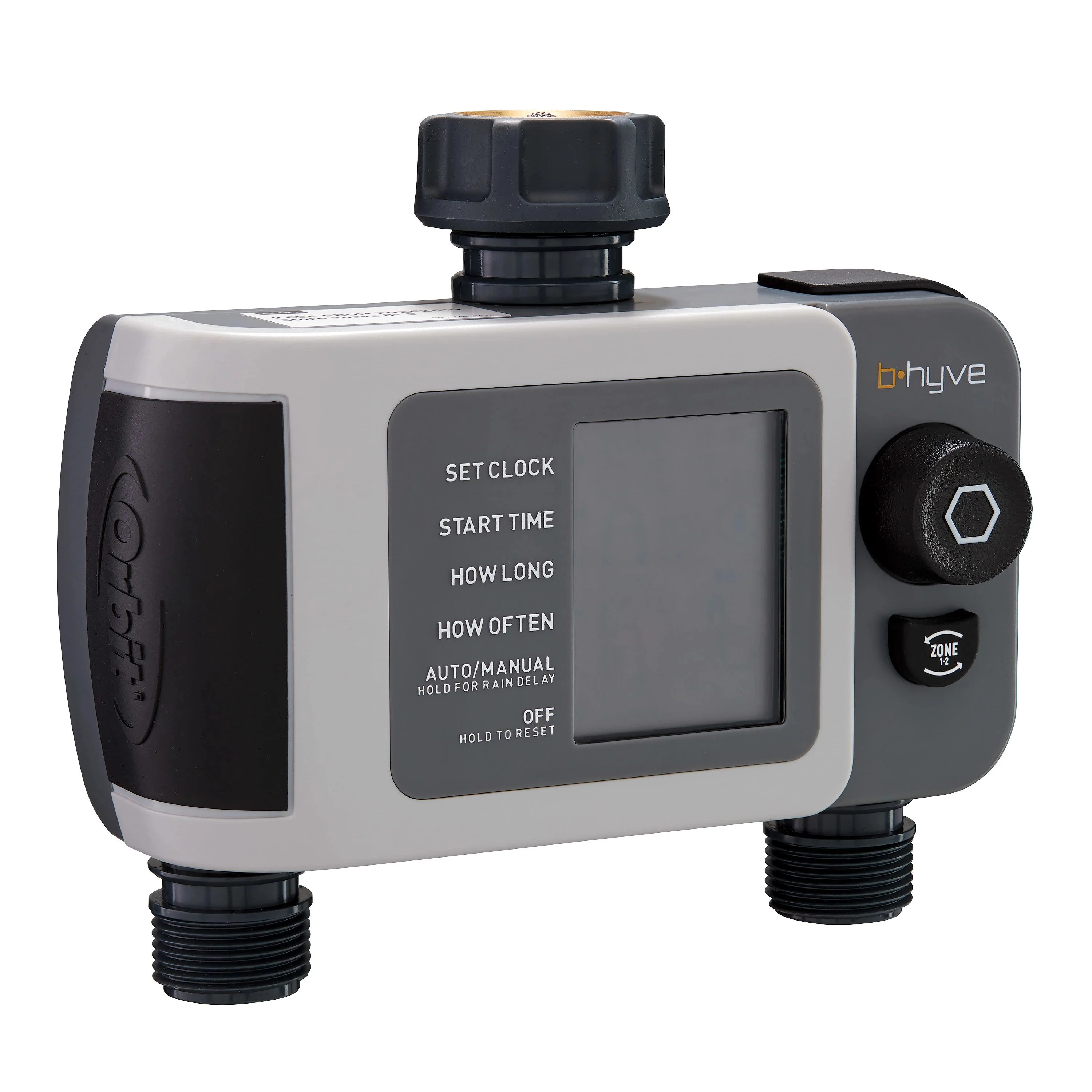 Orbit B-hyve XD Smart EPA WaterSense Labeled 2-Outlet Hose Faucet Sprinkler Timer with B-hyve Smart Gen 2 Wi-Fi Hub