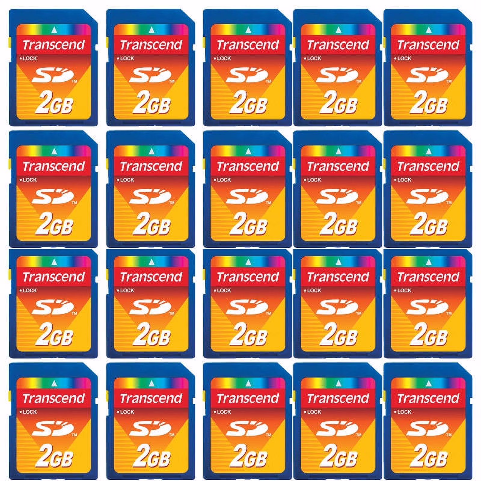 20 Pack Secure Digital SD 2GB 2 GB Memory Card