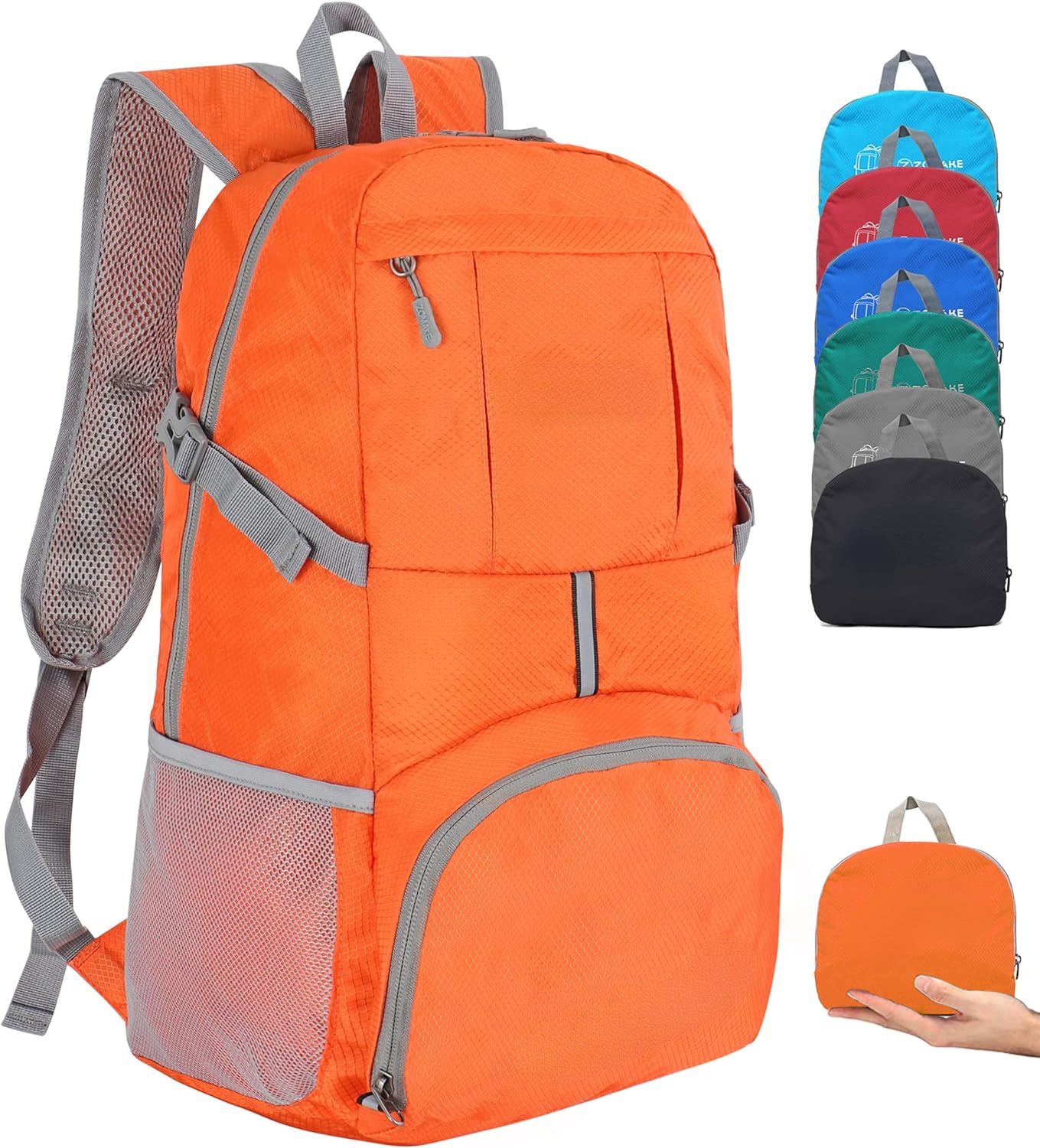 Hiking Backpack Water Resistant 35L Lightweight Daypack Foldable Backpack for Travel By keshan