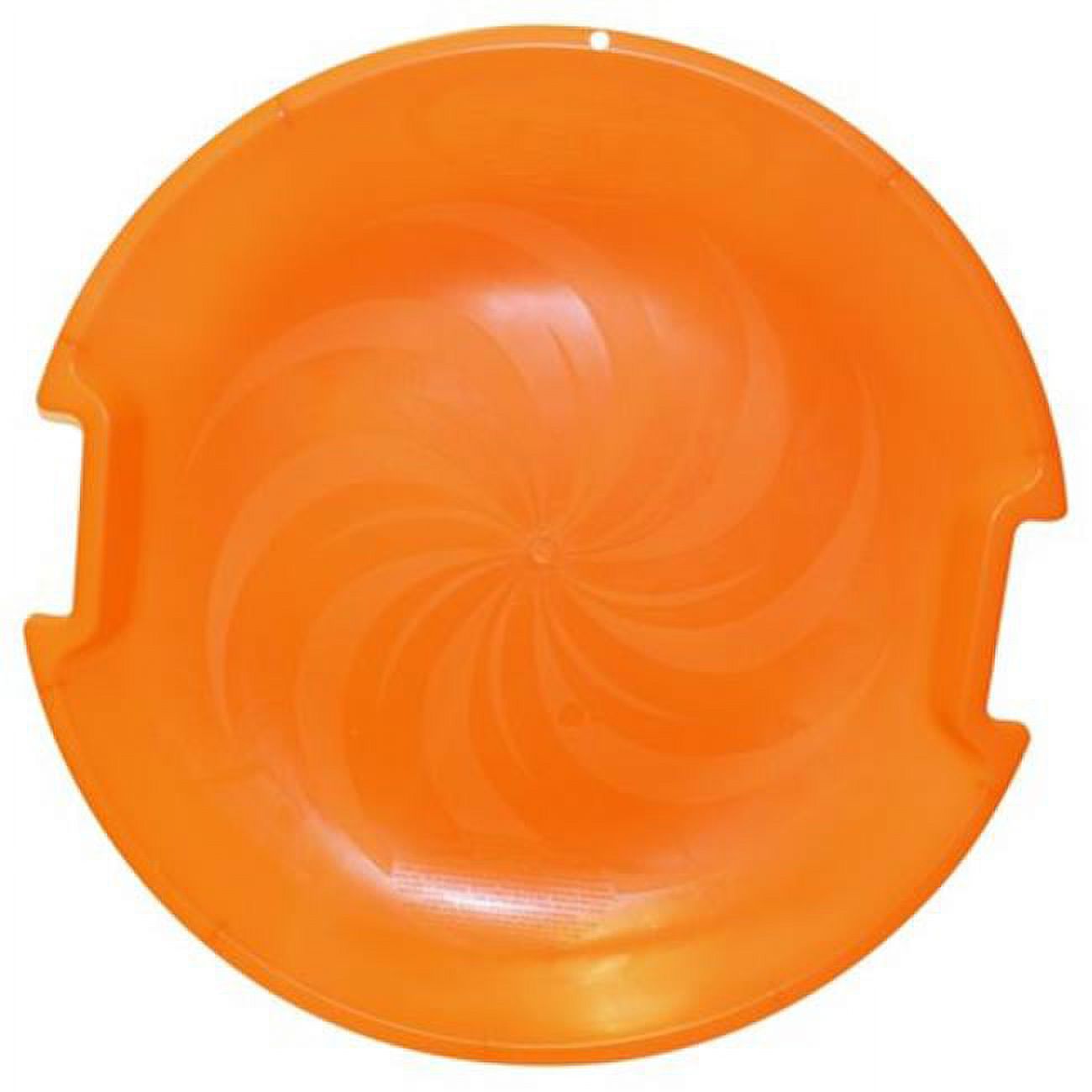 Day Glow Super V Saucer Disc Sled - Neon Orange