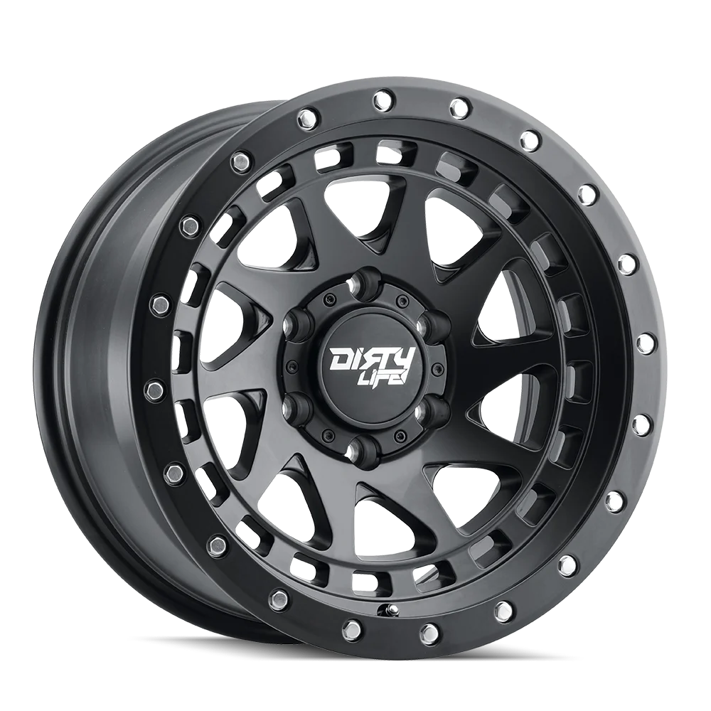 Dirty Life Enigma Pro-9311 17X9 6X135 -12Et 87.1Cb Matte Black W/Simulated Ring