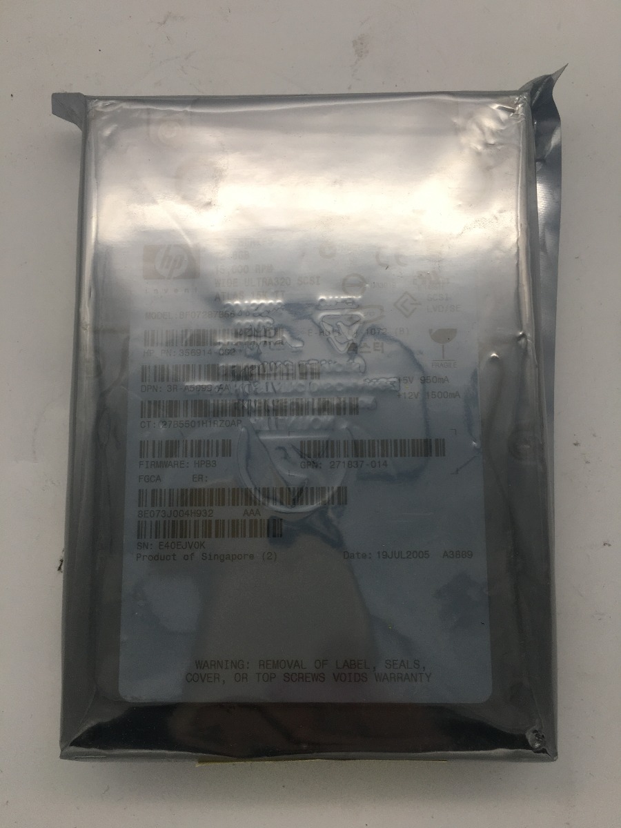 HDD 4.3GB, ST34371W, 9C6006-030, FW 0682; COMPAQ P/N 272573-001