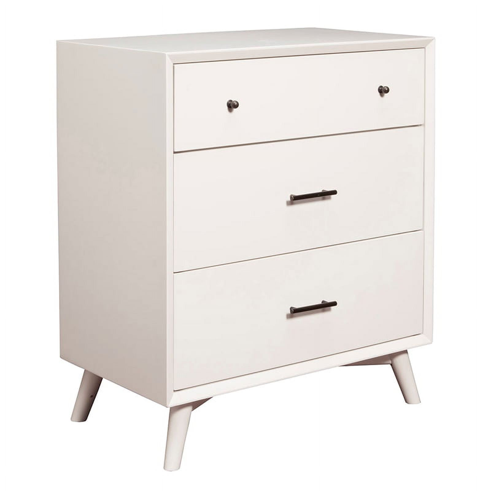 Home Square 2 Piece Furniture Set with 7-Drawer Dresser & Small Chest in White