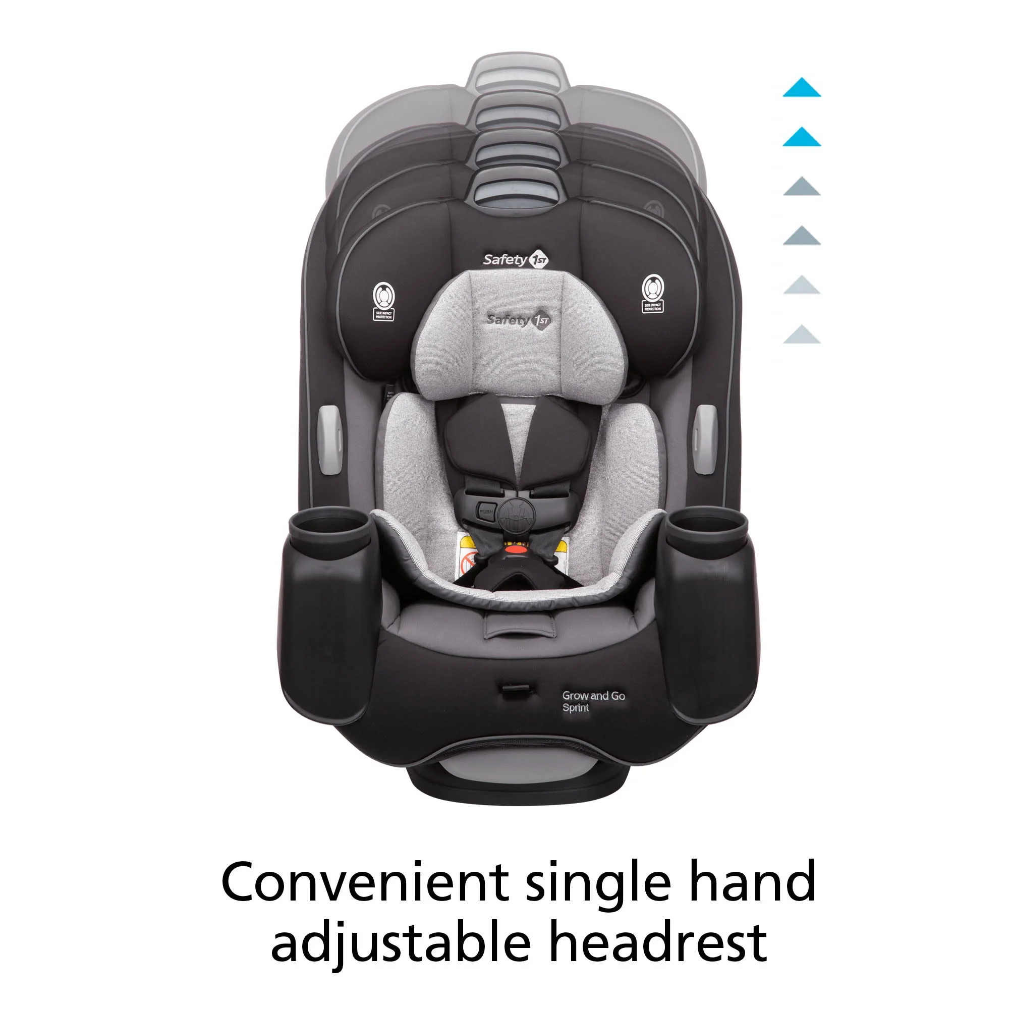 Safety 1st Grow and Go Sprint All-in-One Convertible Car Seat, Soapstone II