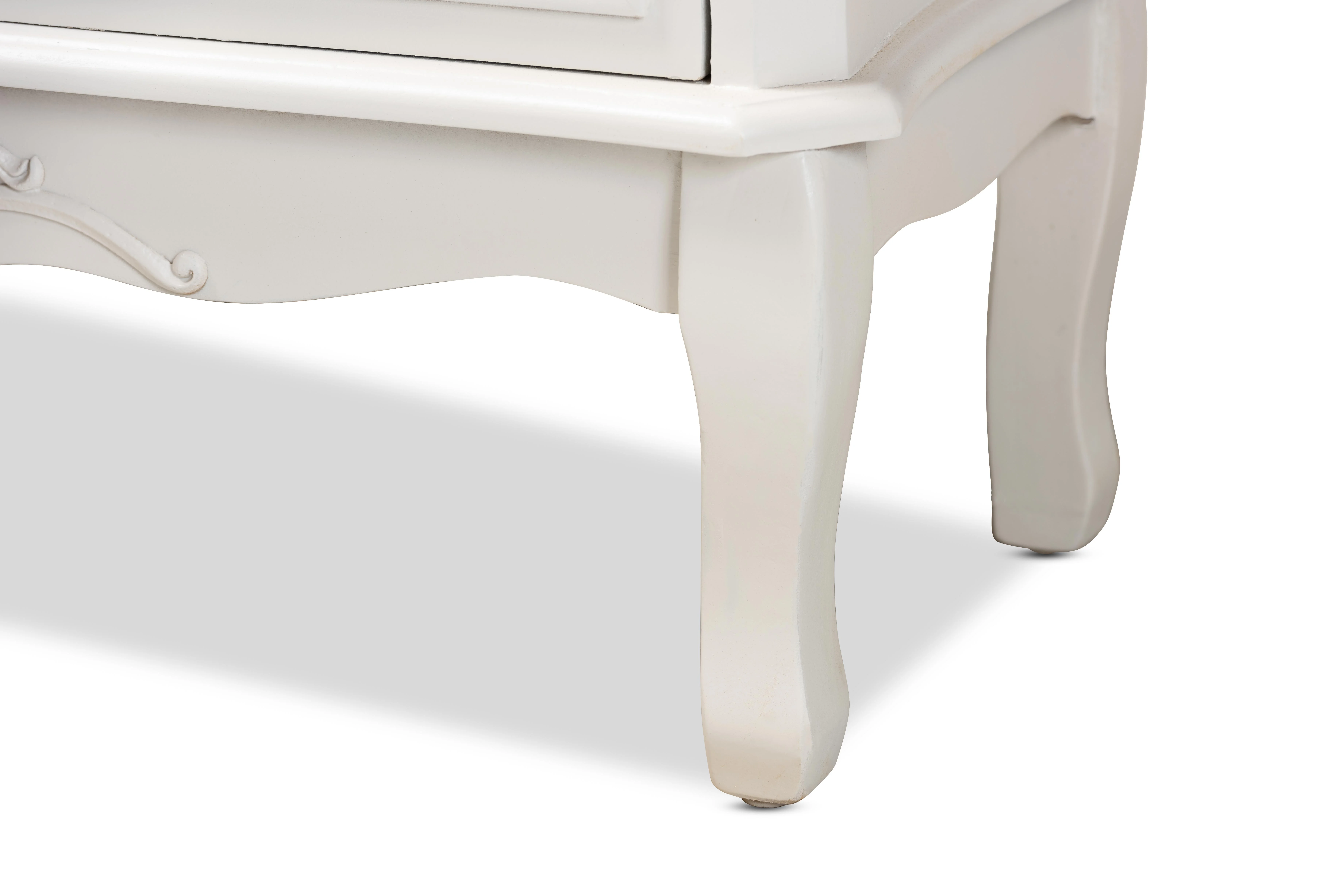 Baxton Studio Gabrielle Traditional French Country Provincial White-Finished 3-Drawer Wood Dresser