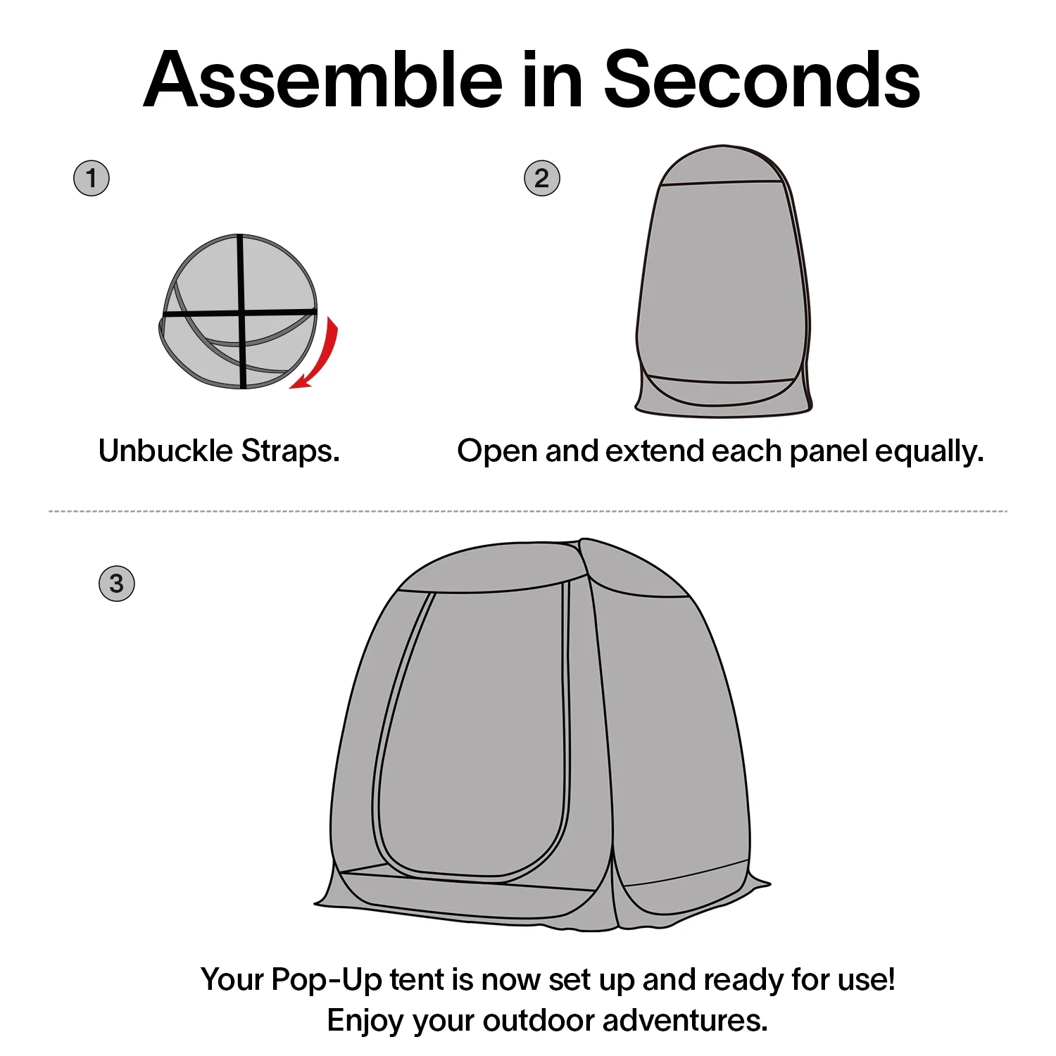 Screen House Tent Gazebo Pop up Instand Canopy 6'X6' Beige, 6 ft