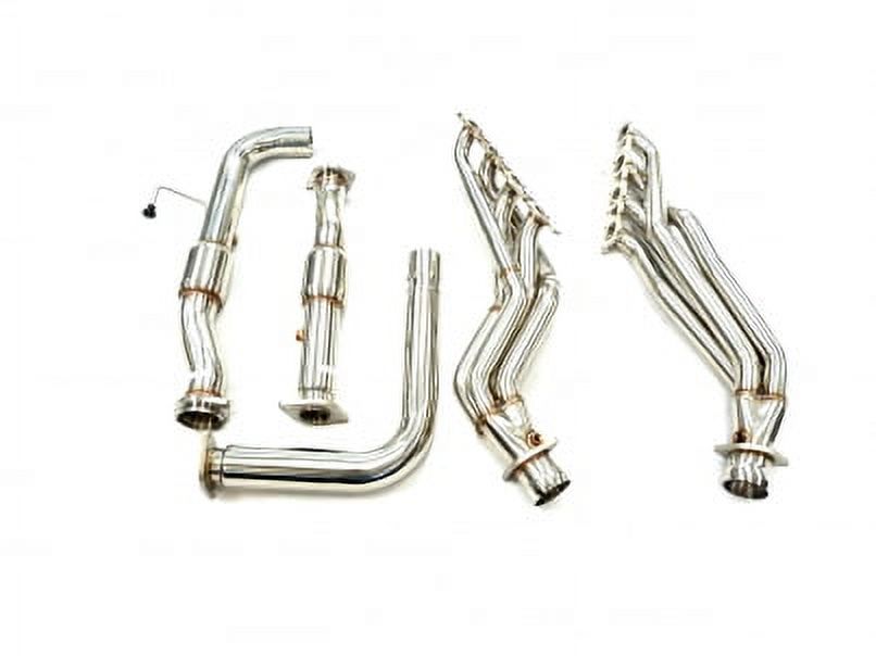 Stainless Steel Header Compatible With 2007 thru 2023 Toyota Tundra XK50/ Sequoia XK60 5.7L 3UR-FE V8 By OBX
