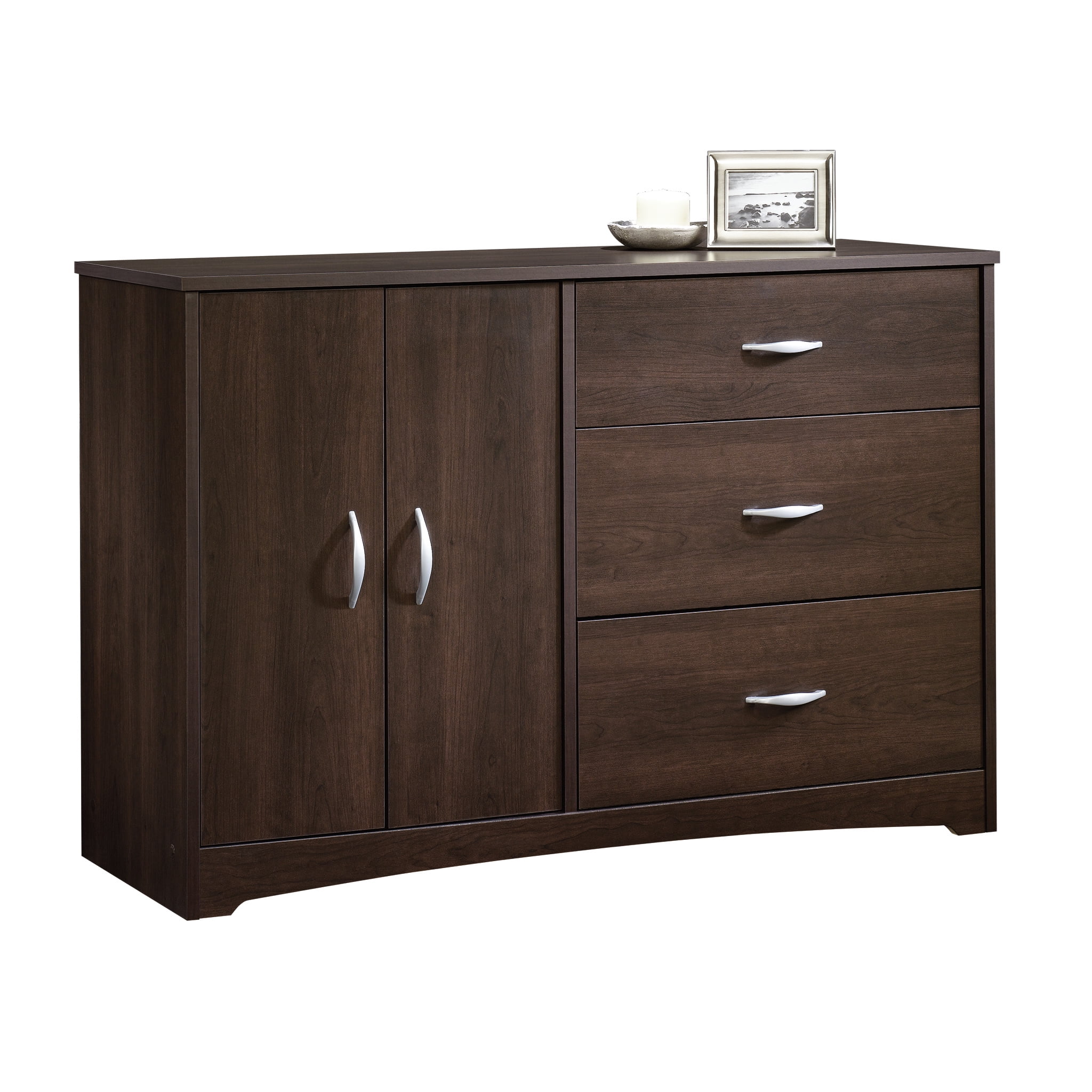 Sauder Beginnings Dresser, Cinnamon Cherry Finish