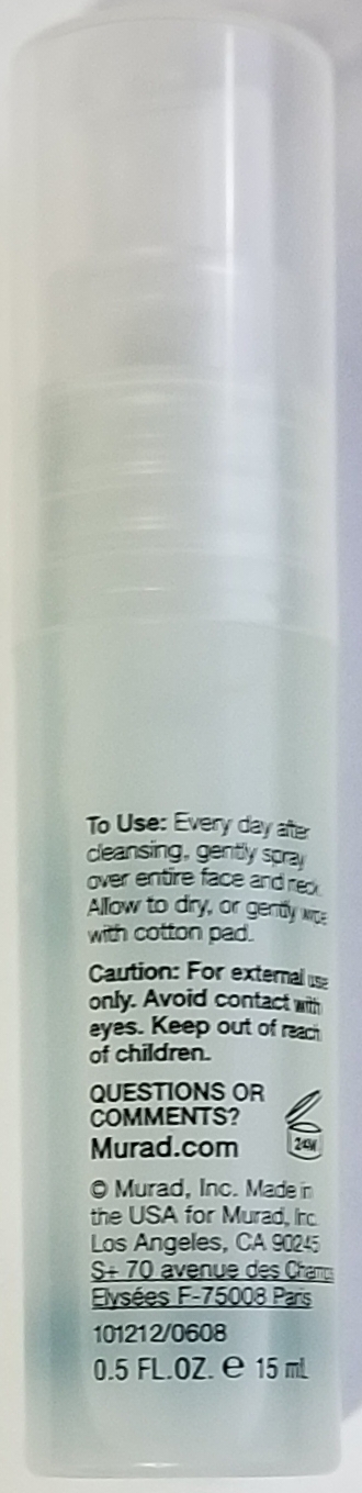 Set of 6 Murad Hydro-dynamic Skin Tonic. 0.5 Fl. Oz. each (3 Fl. Oz. total).