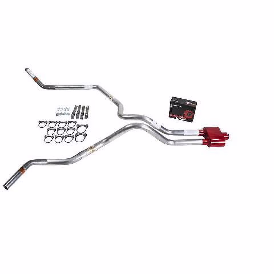 Silverado 99-06 dual exhaust 2.5 MA pipe Cherry Bomb Extreme  Corner exit