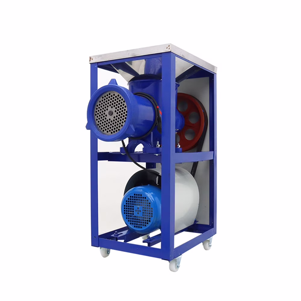 TECHTONGDA Electric Meat Grinder Fish Chicken Bones Crusher Stainless Steel Feed Processer 220V 4KW