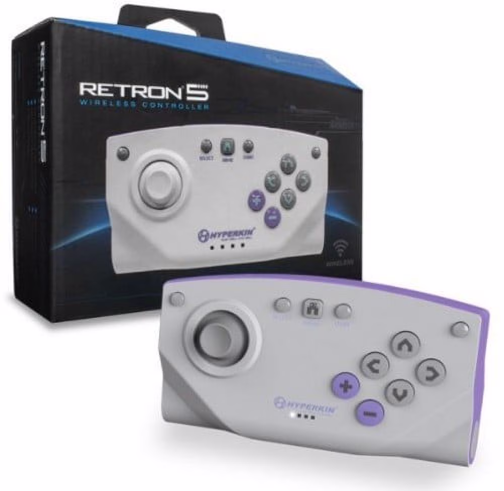 Hyperkin Bluetooth Wireless Controller - Gray for RetroN 5