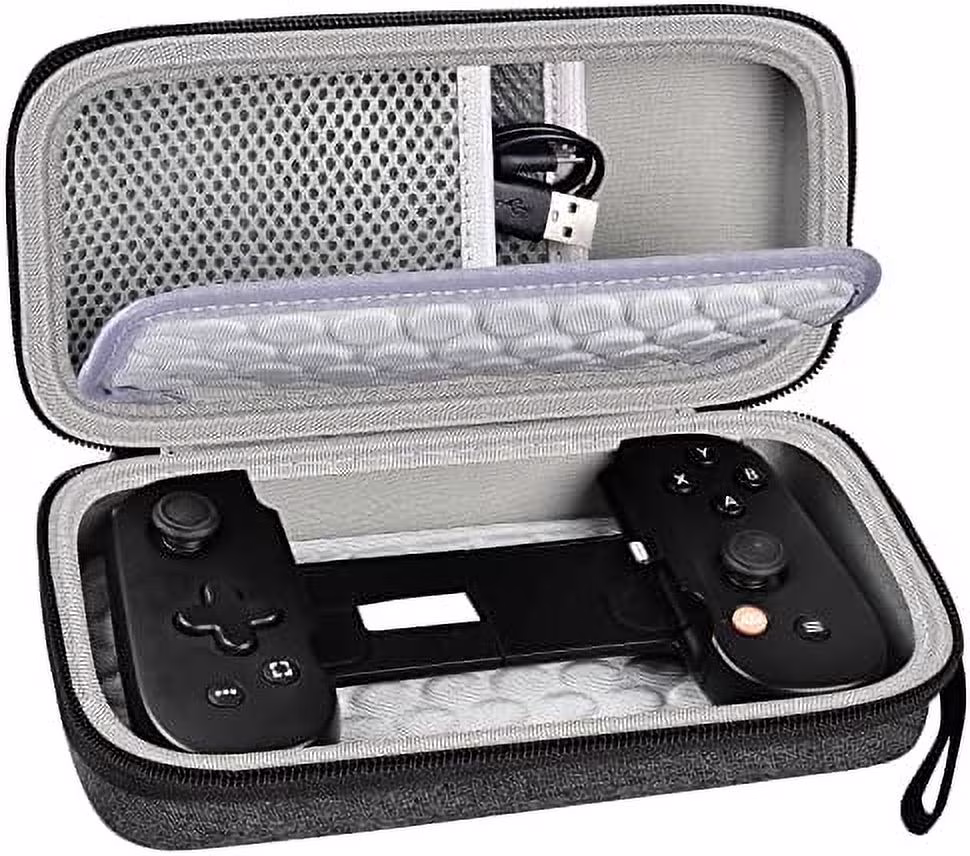 Case Compatible with Backbone One Mobile Gaming Controller for iPhone, Holder for Backbone Bluetooth Game Controller and Cable Accessories, Handheld Game Console Playstation Organizer (Box Only)