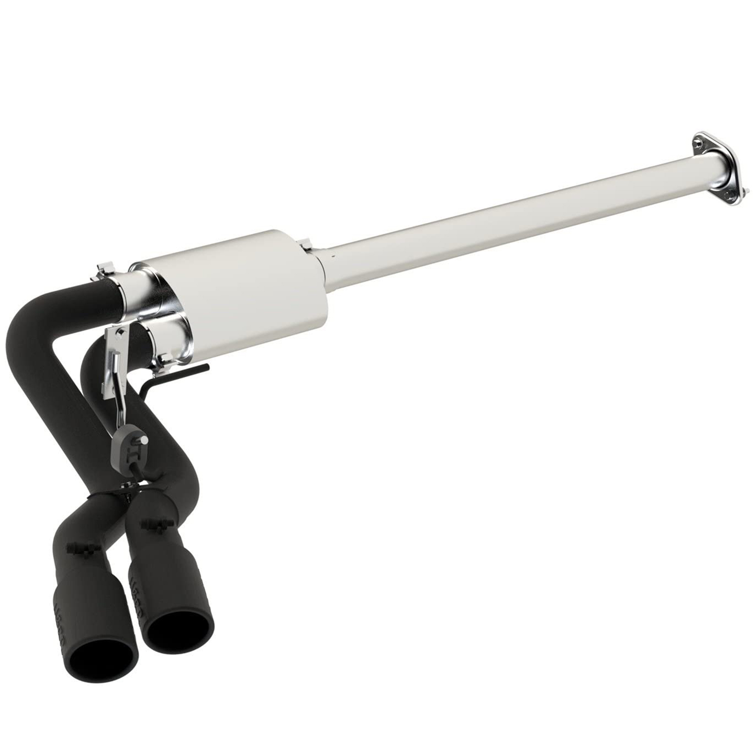 MBRP Exhaust S5260BLK Armor BLK Cat Back Exhaust System Fits 15-20 F-150 Fits select: 2015-2016 FORD F150, 2019 FORD F150 SUPERCREW