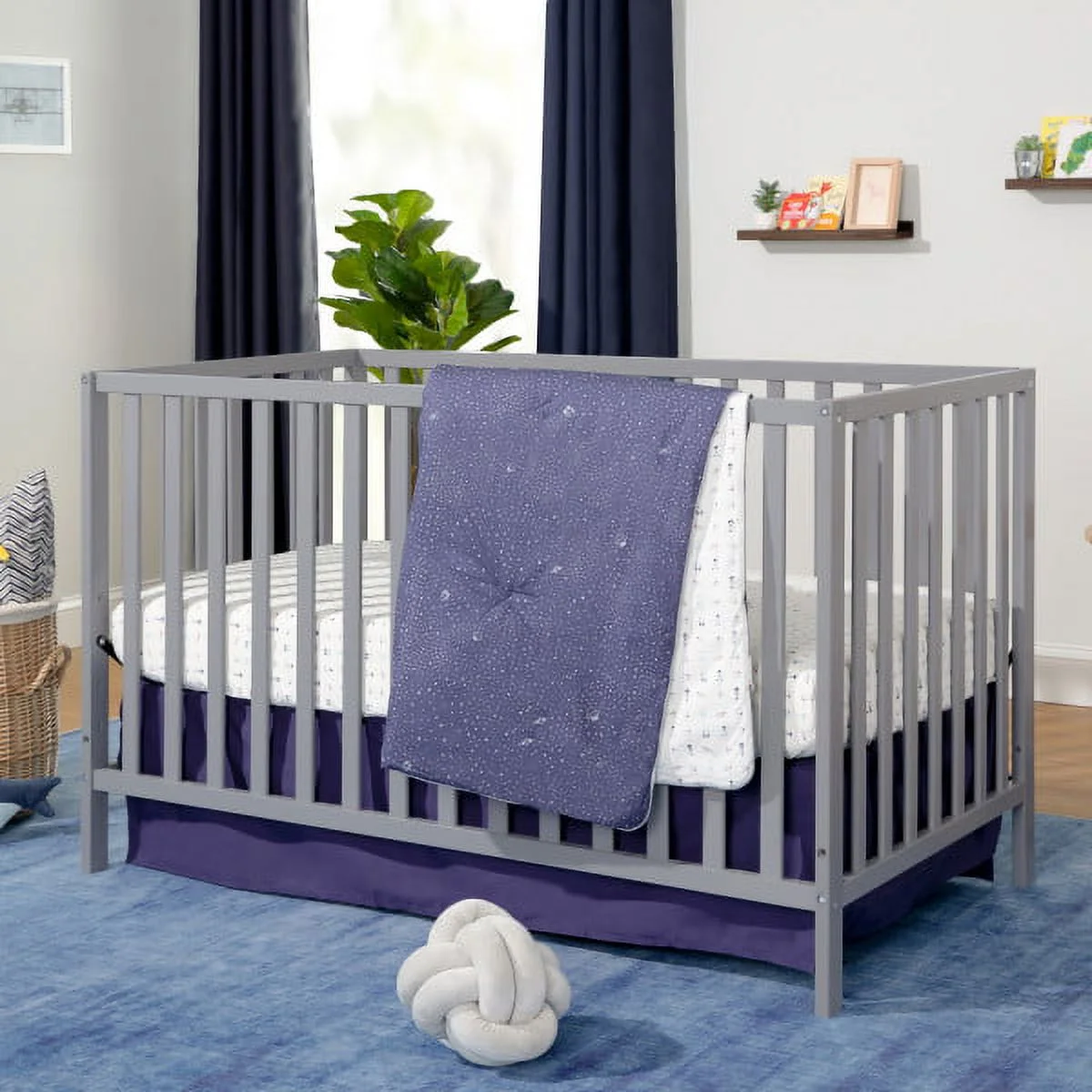 DaVinci Union 4-in-1 Convertible Crib in Grey