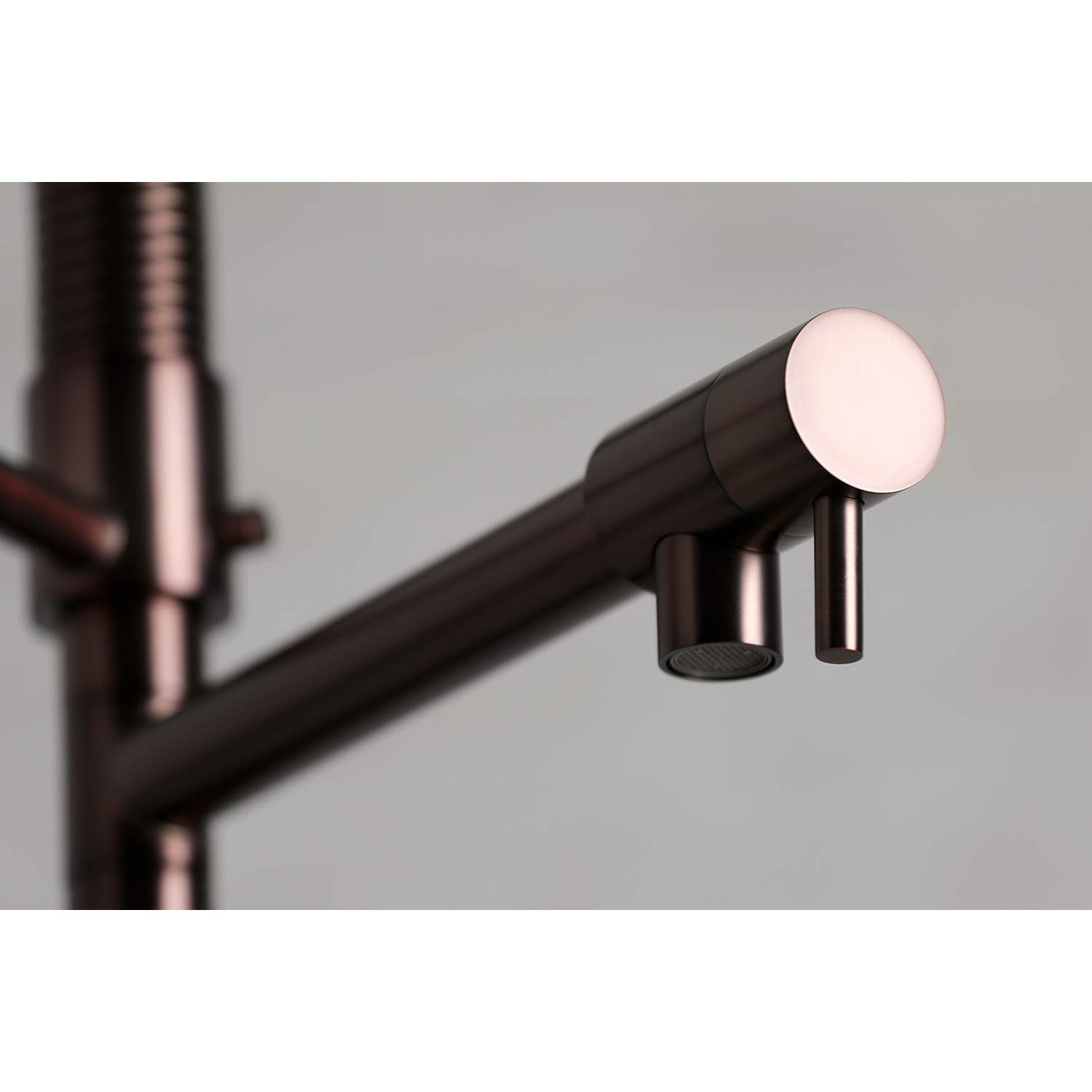 Gourmetier LS8505CTL Continental Single-Handle Pre-Rinse Kitchen Faucet, Oil Rubbed Bronze - 8 x 9.81 x 28.25 in.