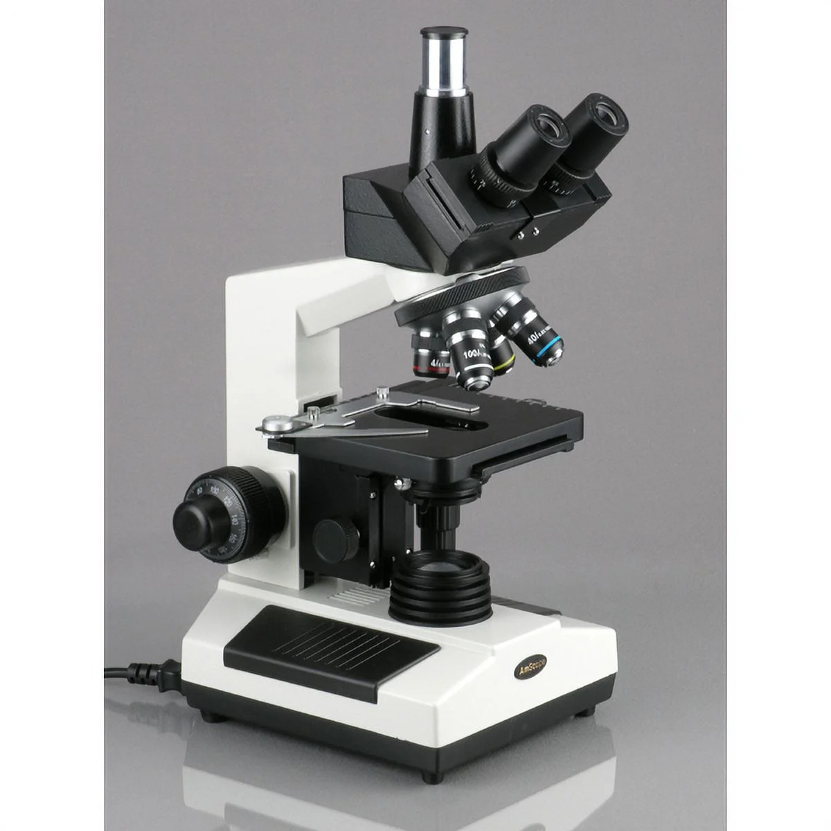 AmScope 40X-1600X Doctor Veterinary Clinic Biological Compound Microscope + 1.3MP Camera New