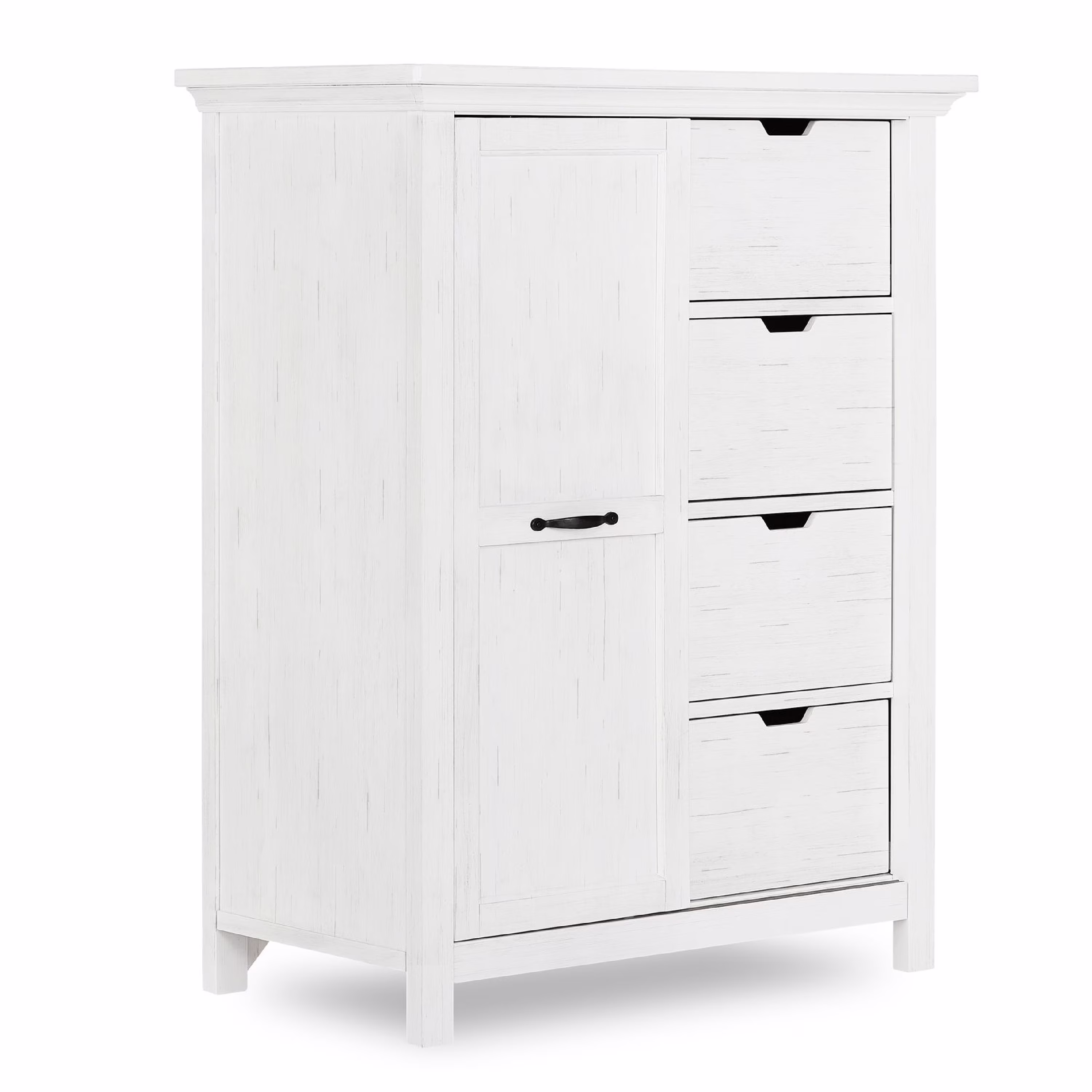 evolur Belmar Tall Chest - Weathered White
