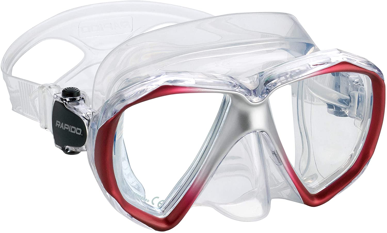 Phantom Aquatics Rapido Boutique Collection Otimo Duo Tempered Glass Lens Construction Scuba Snorkeling Dive Mask