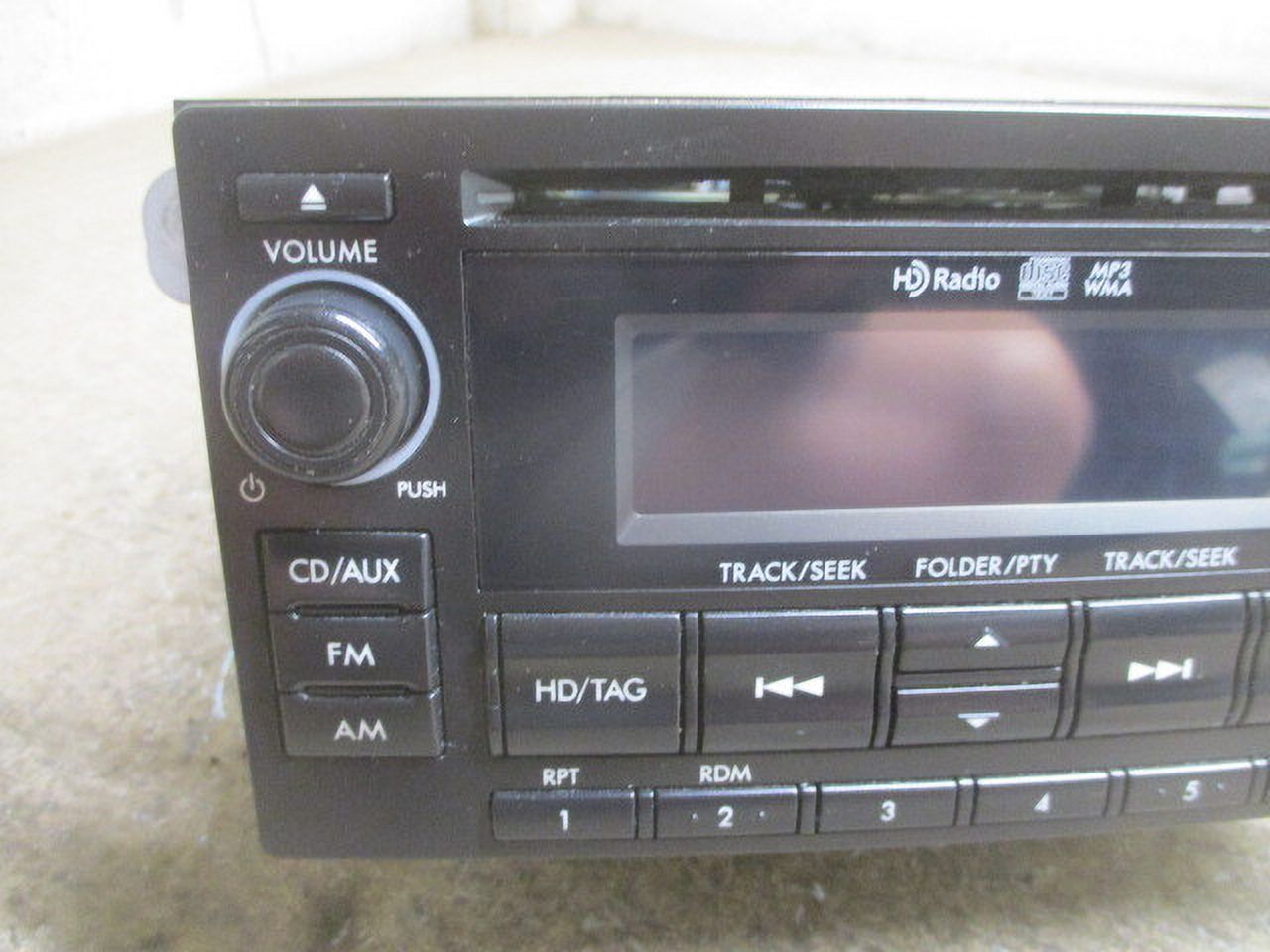Pre-Owned Subaru Forester Single Disc CD MP3 WMA Player Radio CF625UM OEM LKQ (Good)