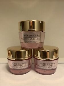 3Estee Lauder Resilience Multi Effect TriPeptide Face&Neck Creme SPF15 .5oz Each