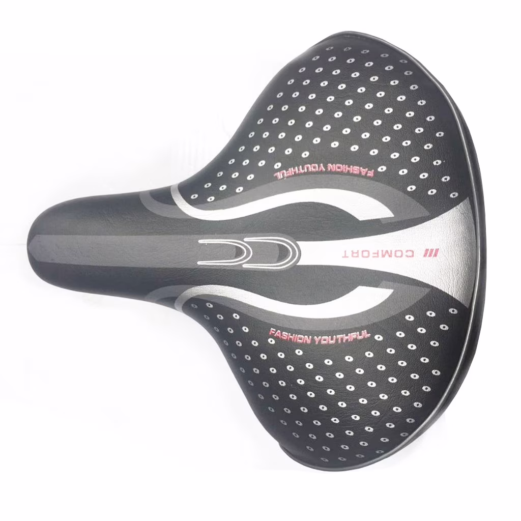 Bowake Comfort Extra Wide Big Bum Bike Bicycle Gel Soft Pad Saddle Seat Sporty Black
