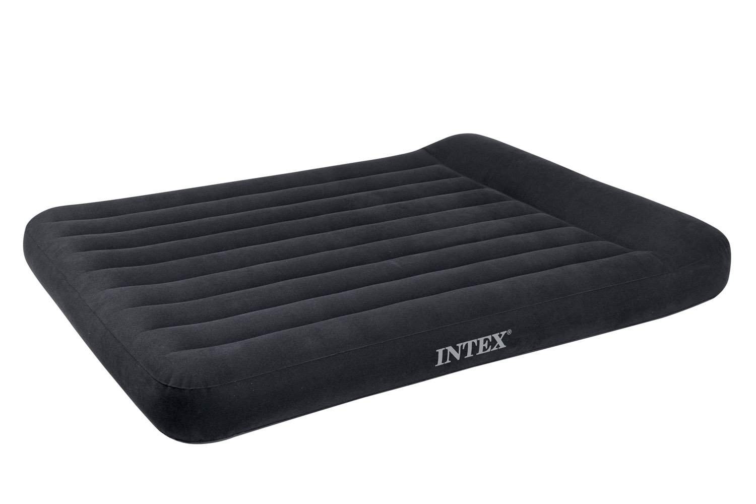 Intex Dura Beam Pillow Rest Classic Airbed with Built-In Pump, Queen (4 Pack)