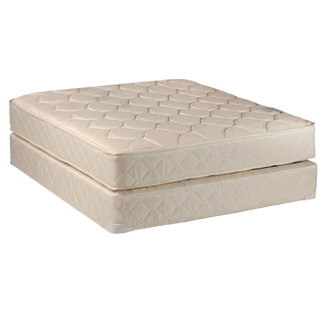 DS USA Comfort Classic 2-Sided Twin Gentle Firm Mattress Set with Bed Frame Included - Spinal Support System, Orthopedic, Longlasting Comfort by Dream Solutions USA