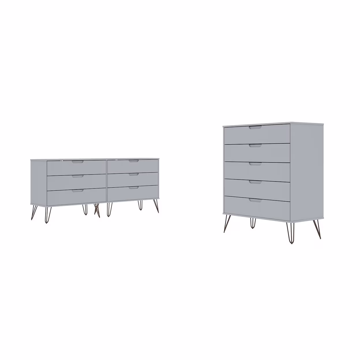 Rockefeller 5-Drawer and 6-Drawer Dresser Set