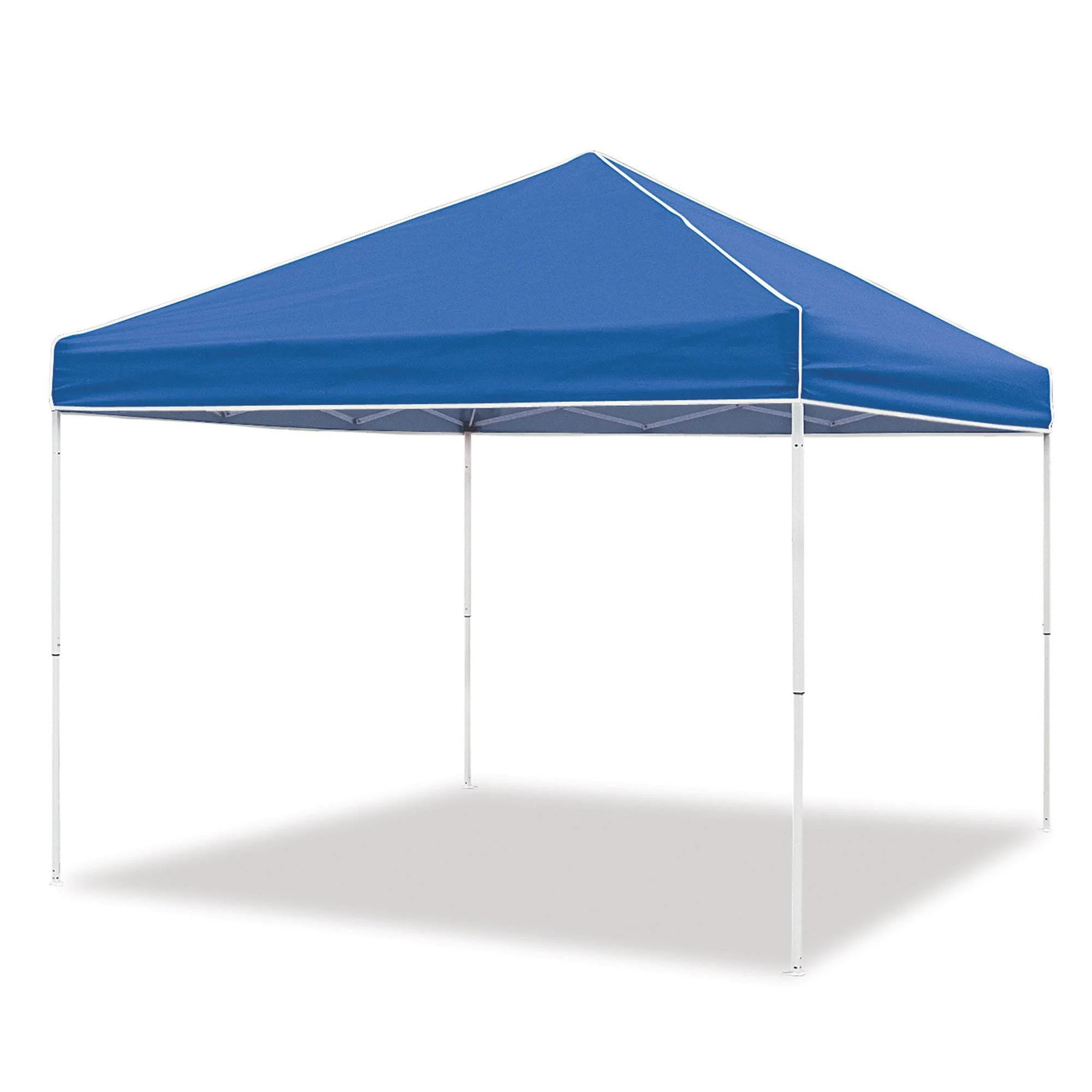Z-Shade 10x10 Foot Everest Pop Up Shade Canopy w/ Taffeta Attachment, Blue