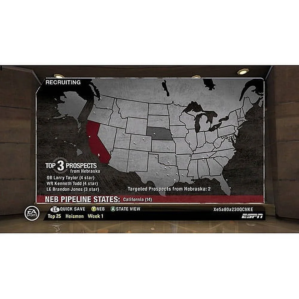 NCAA Football '08 - Xbox 360