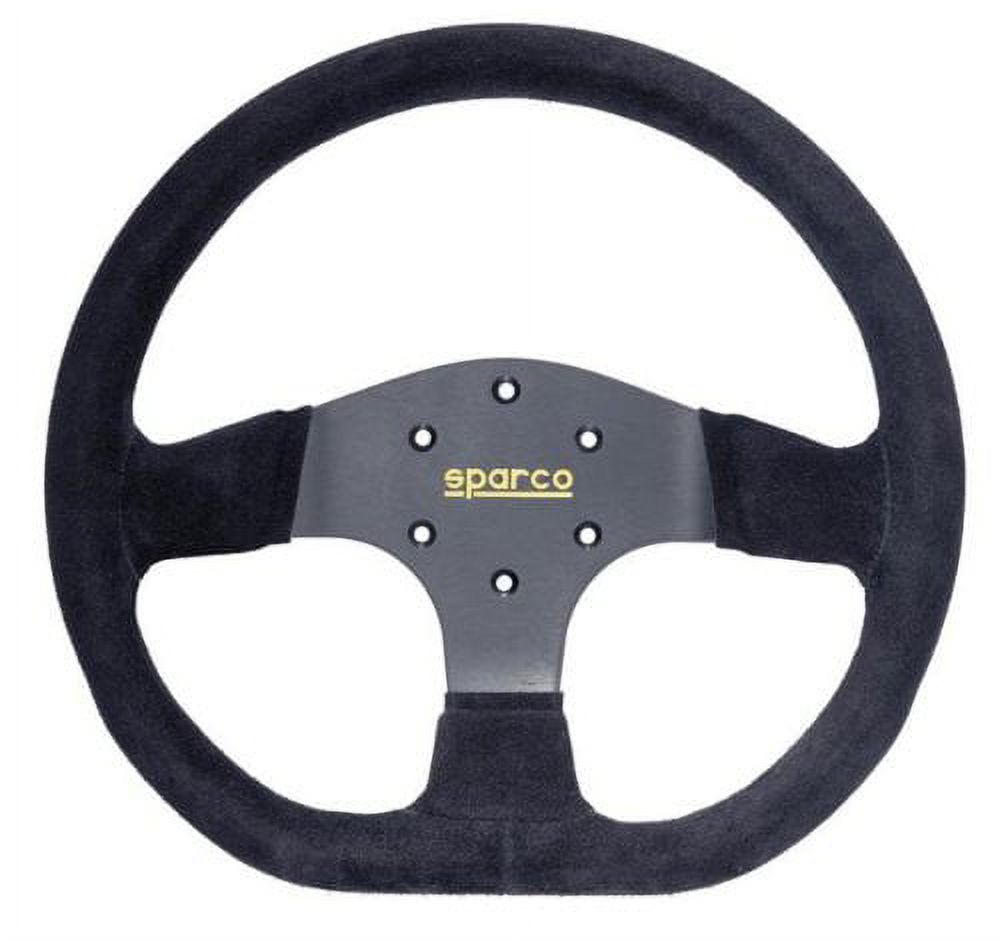 Sparco 015R353PSN Steering Wheel 330mm Black Suede 36mm Dish Universal
