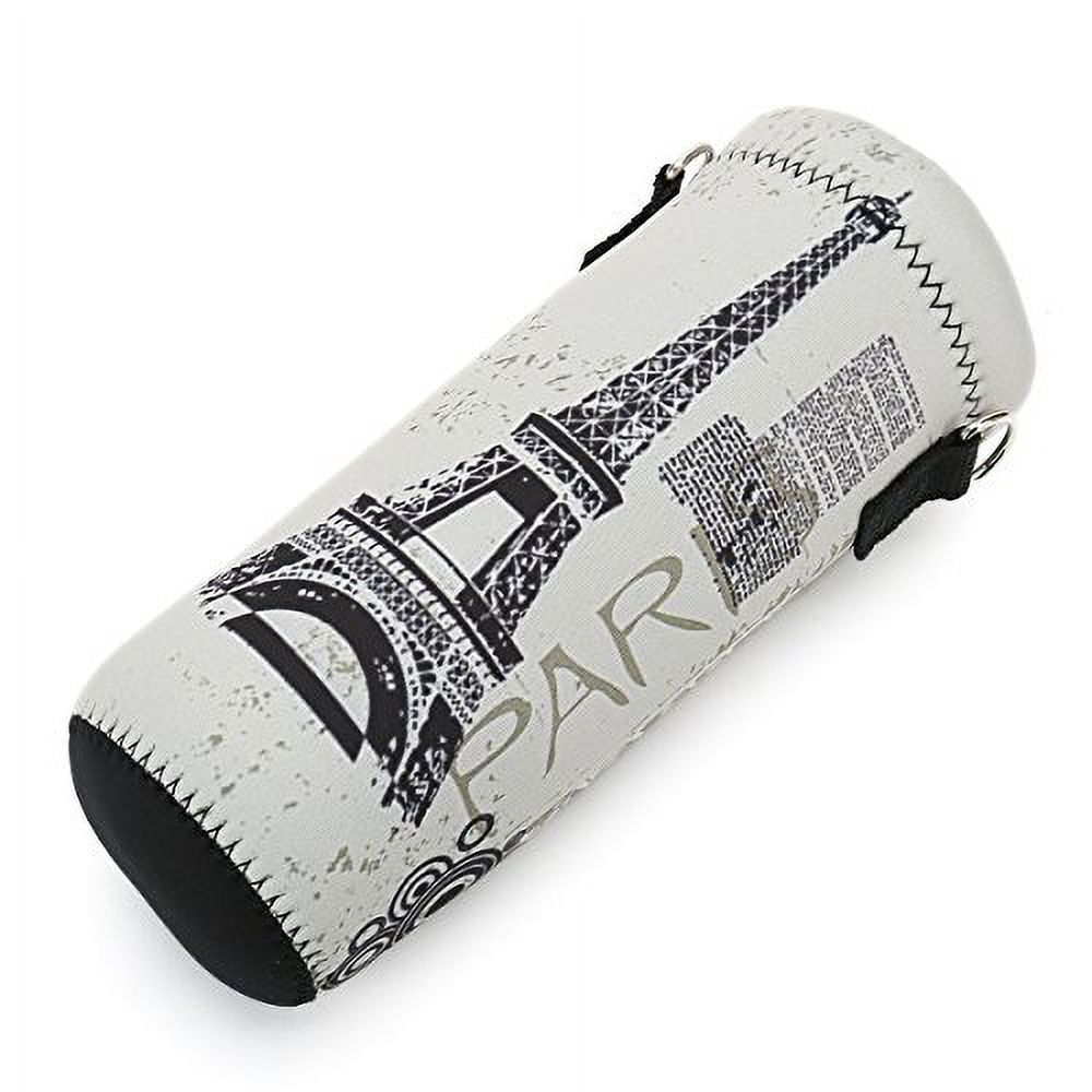 iColor water bottle cover Portable bottle cover Water bottle case Adjustable shoulder strap fits bottles with diameters less than 2.75 inches (about 7 cm) (500 ml, ICPBC-02)