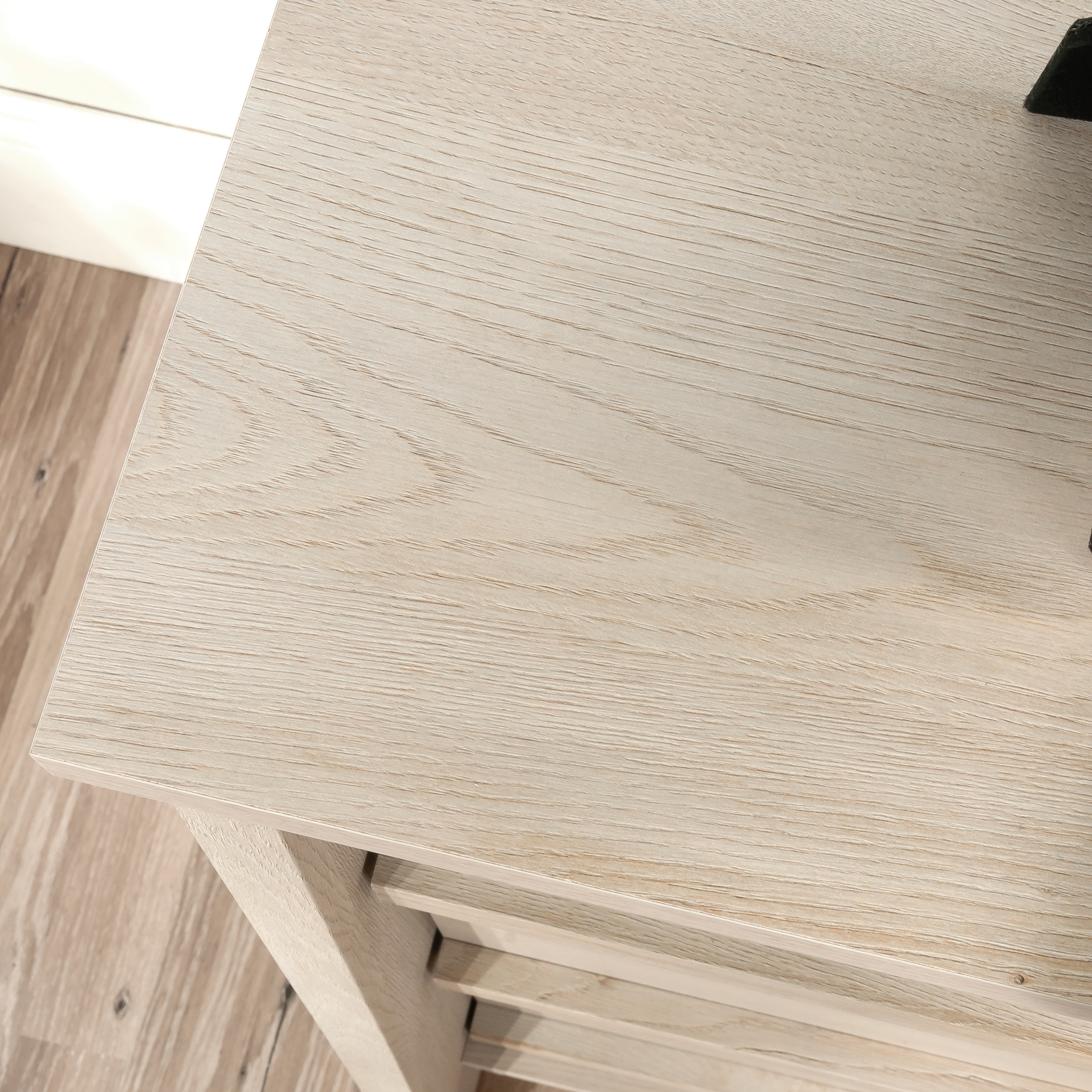 Sauder Trestle 6-Drawer Dresser in Chalked Dressernut, Chalked Chestnut Finish