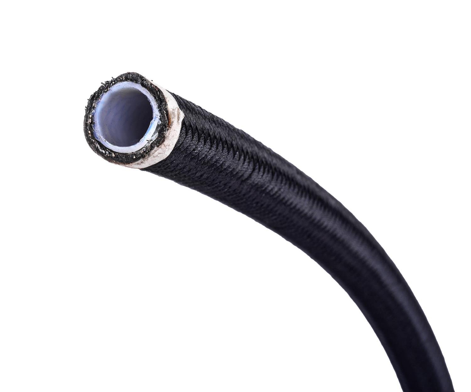 JEGS 104926 PTFE-Lined Black Braided Nylon Hose -8 AN Length: 20 ft. PTFE-Lined